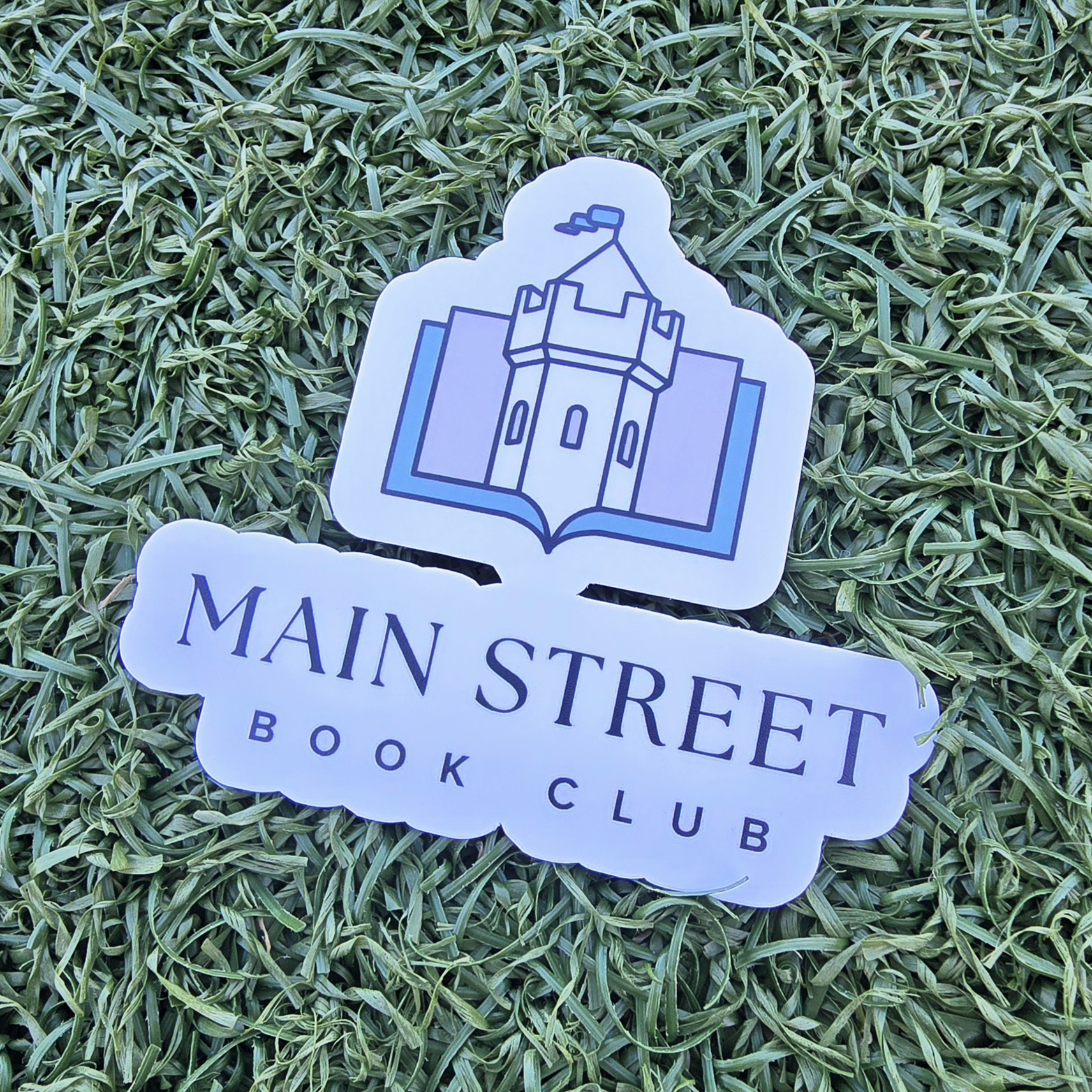 Main Street Book Club Sticker LARGE